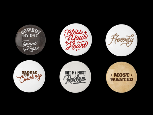Cowboy Button Pack