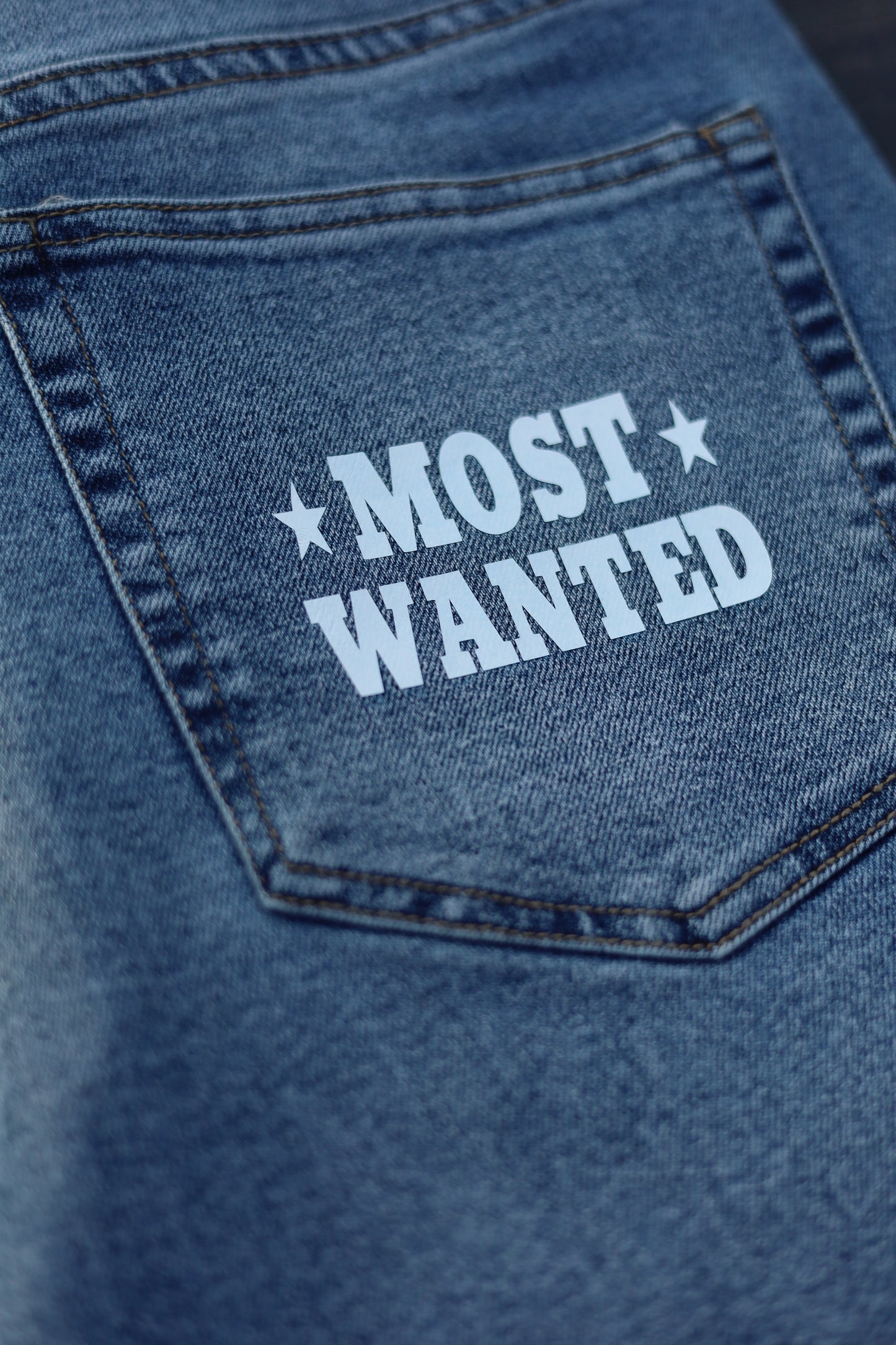 Most Wanted Heat Press Decal