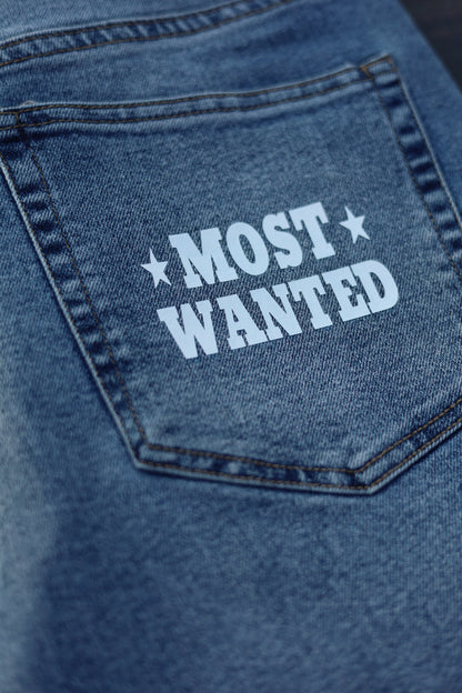Most Wanted Heat Press Decal