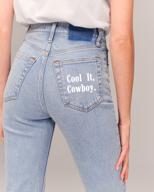 Cool It, Cowboy Heat Press Decal